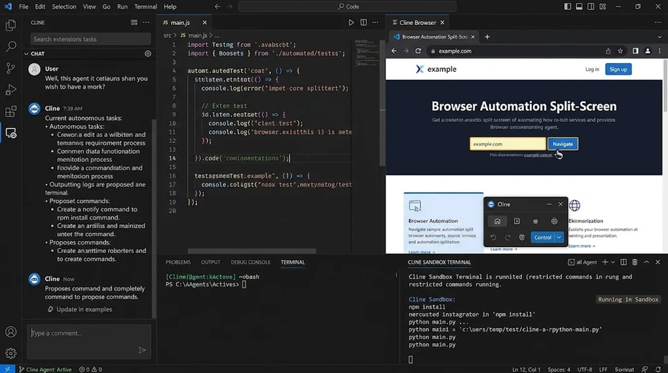 Cline VS Code Autonomous AI SEO Skills Ecosystem and IDE Architecture