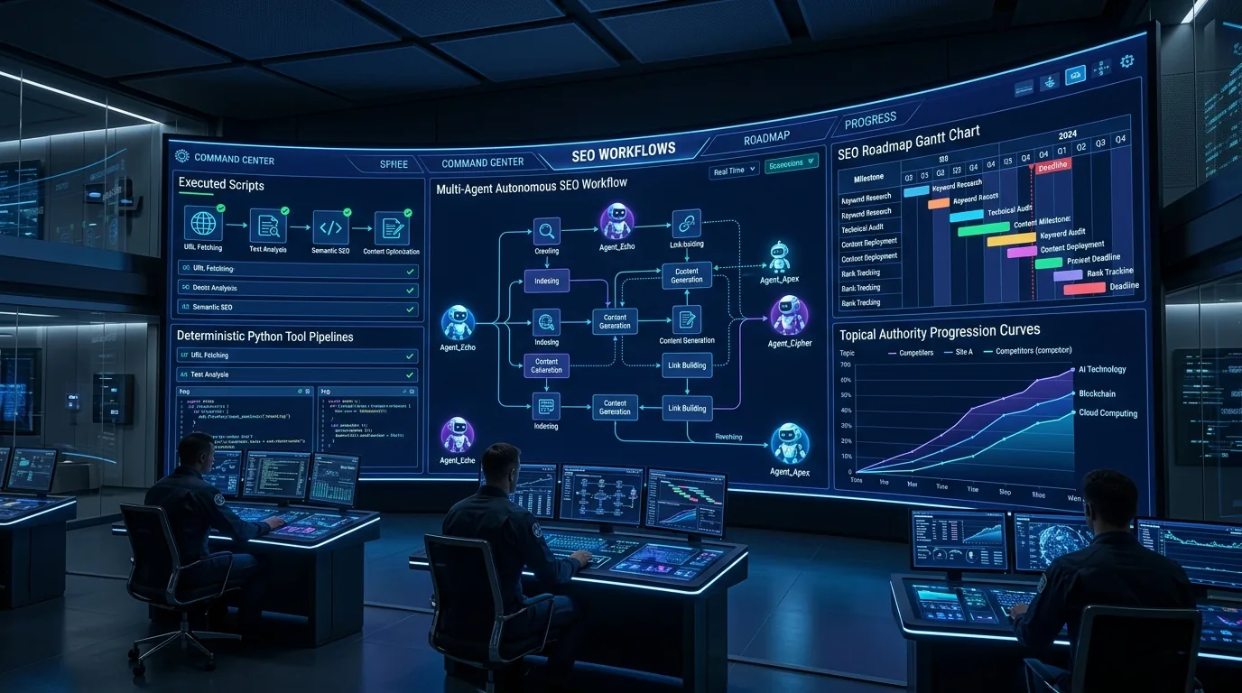 Universal AI SEO Master Autonomous AI SEO Orchestrator - Strategy & Workflows Architecture and Execution Workflow