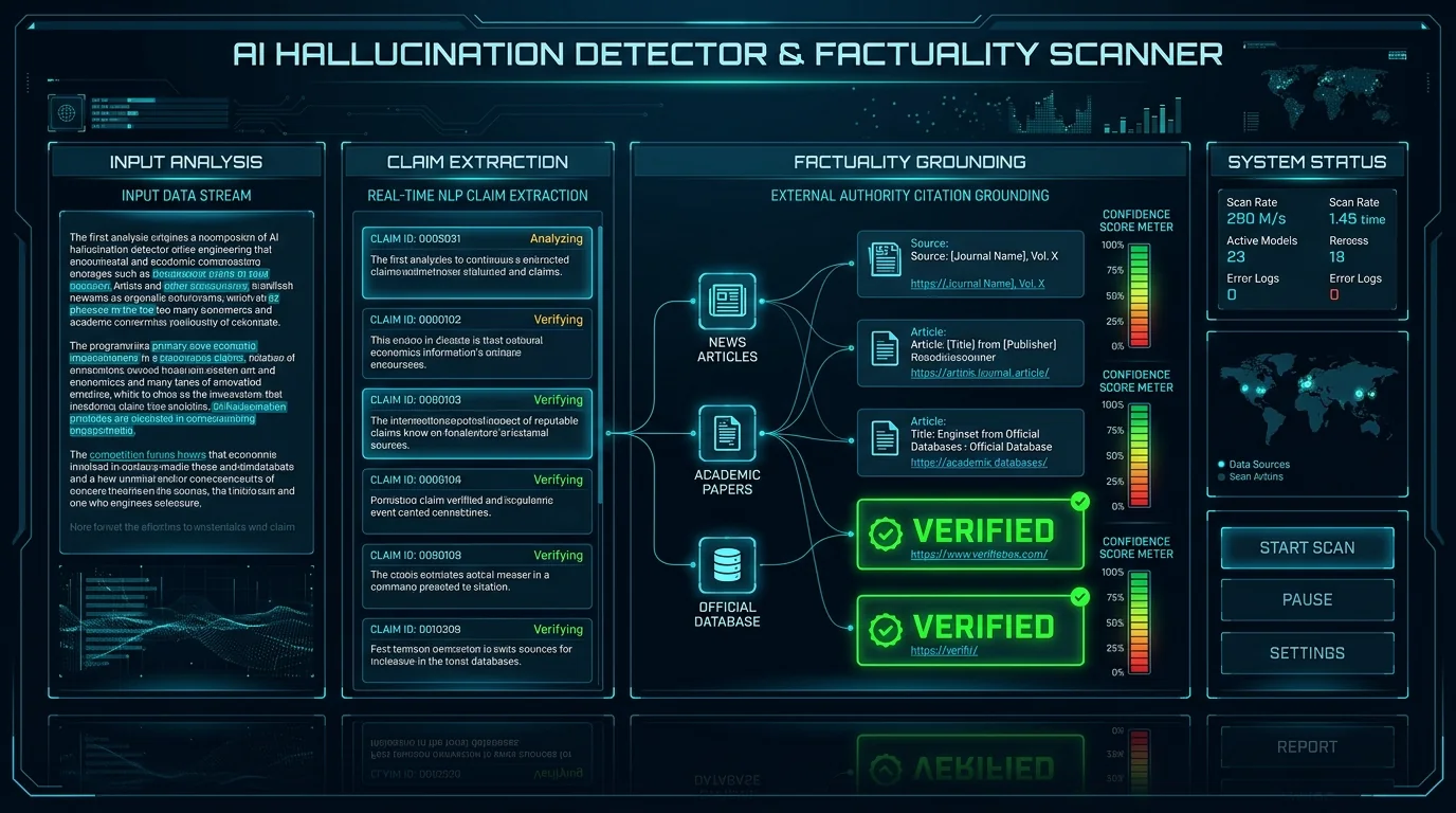 Universal AI SEO AI Factuality & Hallucination Guardrails - Content & Entities Architecture and Execution Workflow