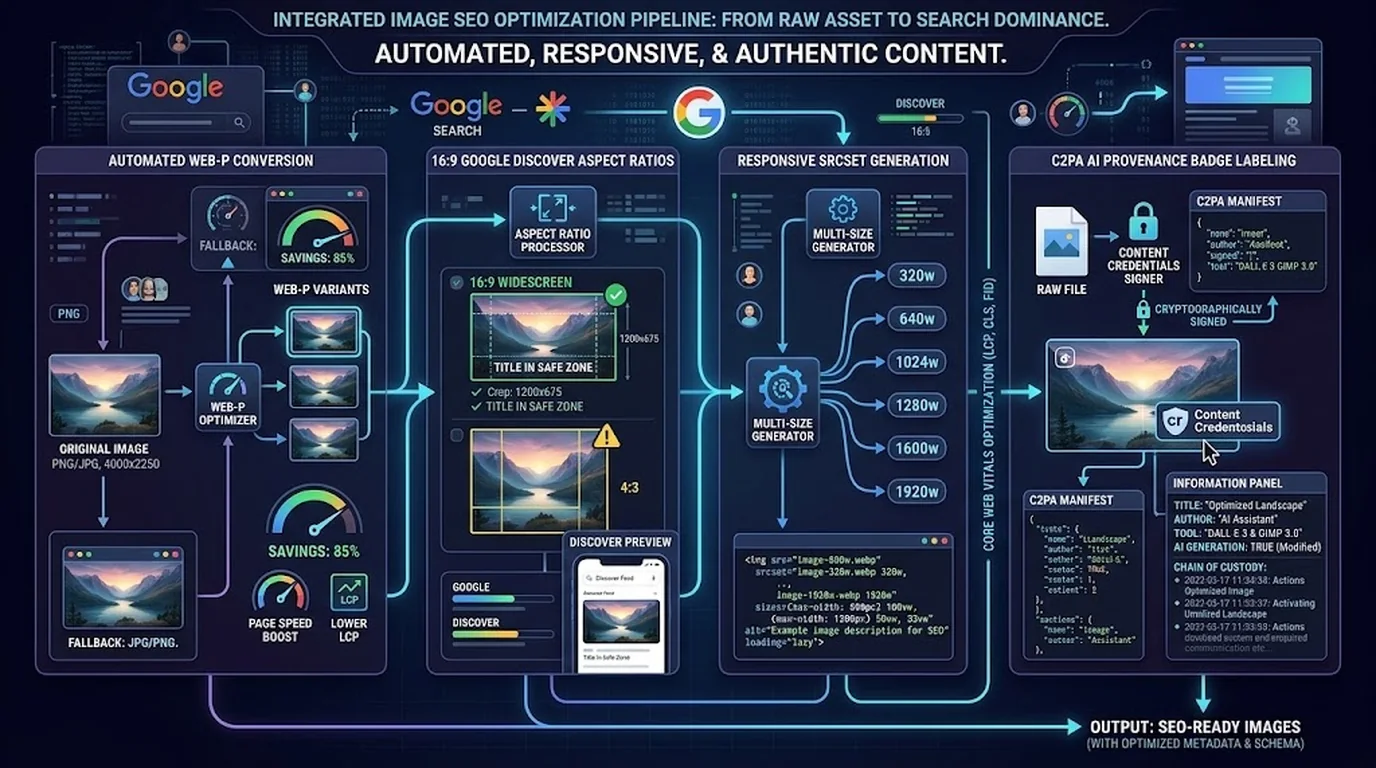 Executing Visual Semantic Image SEO & WebP Pipeline in Cursor IDE - Architecture and Workflow